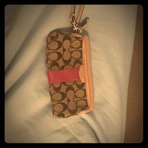 Coach wristlet